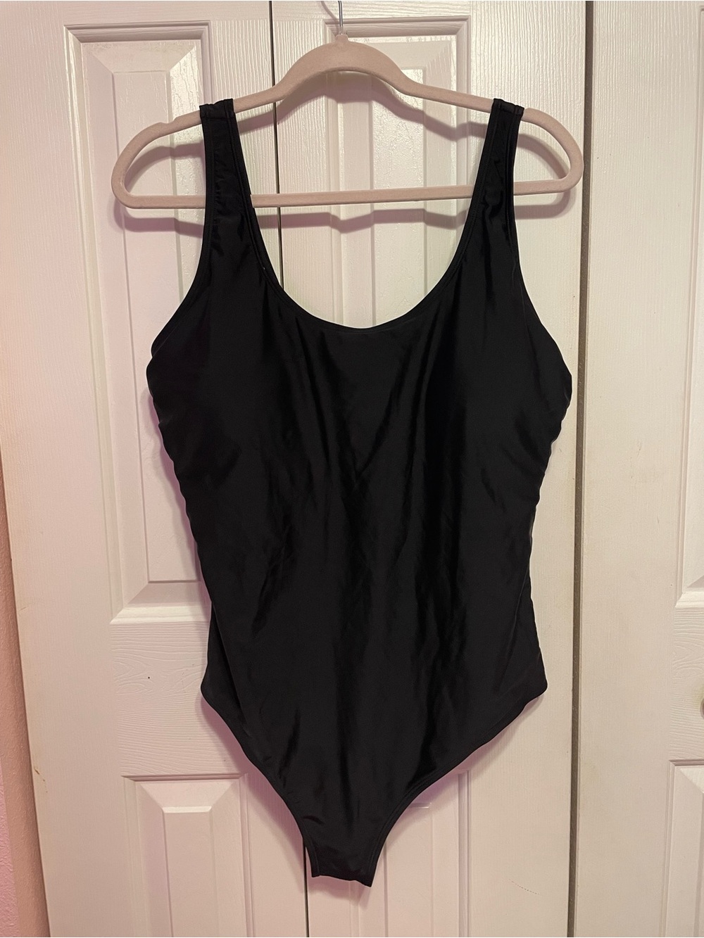 Classic Black Plus One-Piece Swimsuit